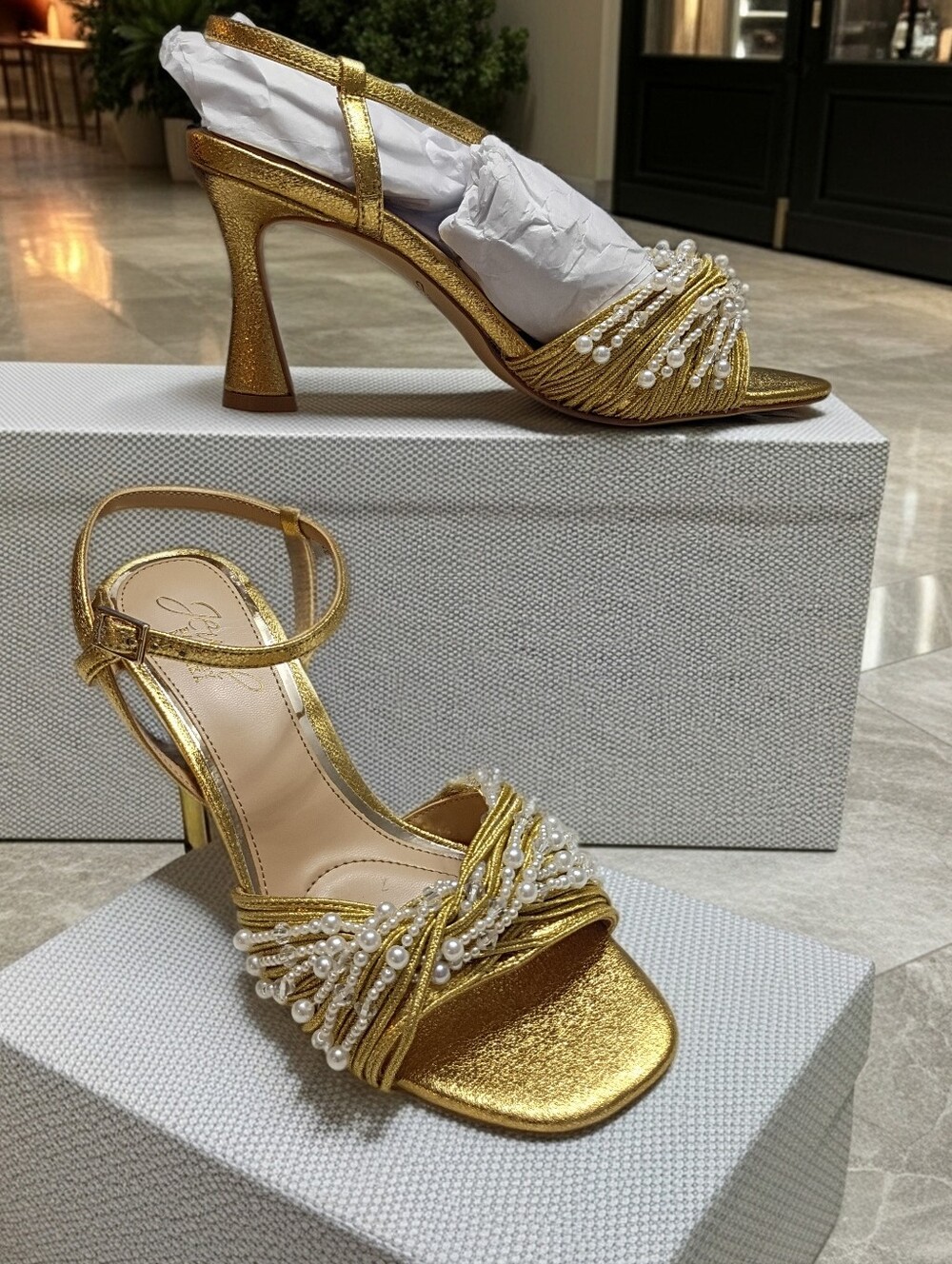 Jewel Badgley Mischka Women's Sz 6.5 Heeled Sandals Women's Sz 6.5 🆕